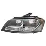 Audi A3 2008-2012 Faro Anteriore Sinistro Regolazione Elettrica + Motore Con Indicatore Con Luce Diurna H7 Hella
