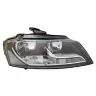 Audi A3 2008-2012 Faro Anteriore Destro Regolazione Elettrica + Motore Con Indicatore di Direzione Con Luce Diurna H7 Hella