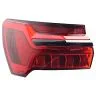 Audi A6 2018-2025 Fanale Posteriore Sinistro Senza Controllo Dinamico della Luce Esterno Black List Indicatore di Direzione Dinamico LED ULO