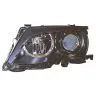 BMW 3 E46 4D/3 E46 Break 2002-2005 Duplo Farol Dianteiro Esquerdo + Motor Preto Xenon AL