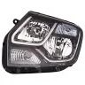 Dacia Duster 2013-2015 Doppio Faro Sinistro Regolazione Manuale/Elettrica Senza Motore H1+H7