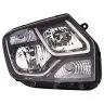 Dacia Duster 2013-2015 Faro Doppio Destro Regolazione Manuale/Elettrica Senza Motore H1+H7