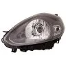 Fiat Punto Evo/Punto 2009+ Faro Sinistro Regolazione Elettrica + Motore Con Indicatore Nero H4