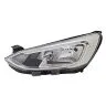 Ford Focus 2018-2022 Doppelscheinwerfer Links Elektrische Verstellung + Motor Aluminium H1+H7 LED