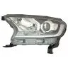 Ford Ranger 2016-2022 Faro Doppio Sinistro Senza Motore Con Luce Diurna Nero H11+H15