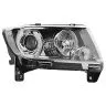 Jeep Compass/Grand Cherokee 2010-2014 Headlight Right Electric Adjustment + Motor With Indicator Chrome H9