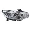 Honda Civic 2017-2022 Farol direito Regulação elétrica + Motor Com pisca HB3+H11