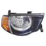 Mitsubishi L200 2006-2009 Koplamp Rechts Zonder Motor Met Pinklicht Dubbel Cab Oranje H4