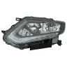 Nissan X-Trail 2014-2017 Farol Duplo Esquerdo Sem Motor Ajuste Elétrico LED H11+H9 LED
