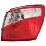 Nissan Qashqai 2010-2014 Piloto Trasero Derecho No Q+2 Exterior Sin Parte Eléctrica LED