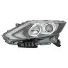 Nissan Qashqai 2014-2017 Farol Duplo Esquerdo Ajuste Elétrico + Motor H11+H7 LED