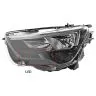 Opel Combo 2018+ Faro Anteriore Sinistro Regolazione Elettrica + Motore Con Luce Diurna LED H1+H7 Valeo