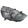 Renault Clio III 2011-2013 Faro destro Regolazione elettrica Senza motore Nero H7 Valeo
