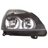 Renault Clio II 1998-2005 Farol Direito Sem Motor Com Pisca Preto Zwarte Rand H1+H7