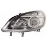 Renault Scenic 2006-2009 Farol Esquerdo Sem Motor Ajuste Elétrico Com Pisca Preto H1+H7