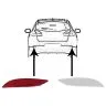 Renault Megane 2009-2015 Reflectante Izquierdo En Parachoques
