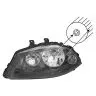 SEAT Cordoba/Ibiza 2002-2005 Faro Sinistro Con Indicatore di Direzione Regolazione Elettrica Senza Motore H3+H7 Valeo
