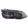 Volkswagen Golf 8 Farol direito 2020-2024 LED Preto Com Luz de Curva Com Luz Diurna