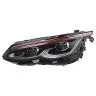 Volkswagen Golf VIII 2020-2024 Farol Frontal Esquerdo + Motor Com Iluminação Adaptativa Matrix GTI Vermelho Com Luz Diurna LED