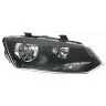 Volkswagen Polo 2014-2017 Faro Anteriore Destro Regolazione Elettrica + Motore H7 Hella