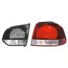 Volkswagen Golf VI 2008-2013 Rear Light Lens Right Outer Dark Red