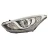 Hyundai I30 2012-2015 Doppio Faro Sinistro Regolazione Elettrica + Motore H7