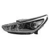 Hyundai I30 5D 2017-2020 Doppio Faro Sinistro Regolazione Elettrica + Motore Con Luce di Curva H7