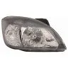 Kia Rio 2009-2011 Farol direito Ajuste elétrico + Motor Com pisca Preto H4