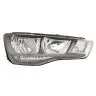 Audi A1 2010-2014 Farol Direito Ajuste Elétrico + Motor Com Pisca Preto H1+H7