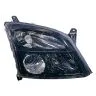 Opel Vectra C 2002-2005 Zwart Faro Derecho Con Intermitente Ahumado H7