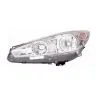 Peugeot 308 2011-2013 Faro Izquierdo Ajuste Eléctrico + Motor H1+H7