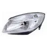 Skoda Fabia 2007-2010 Farol Esquerdo Ajuste Elétrico + Motor Com Pisca