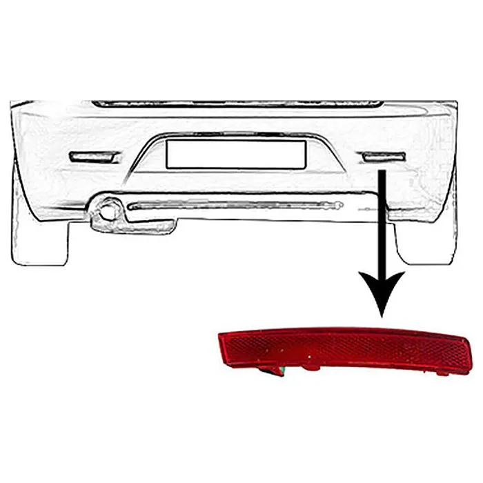 Alfa Romeo 147 2000-2010 Catadioptre Droit