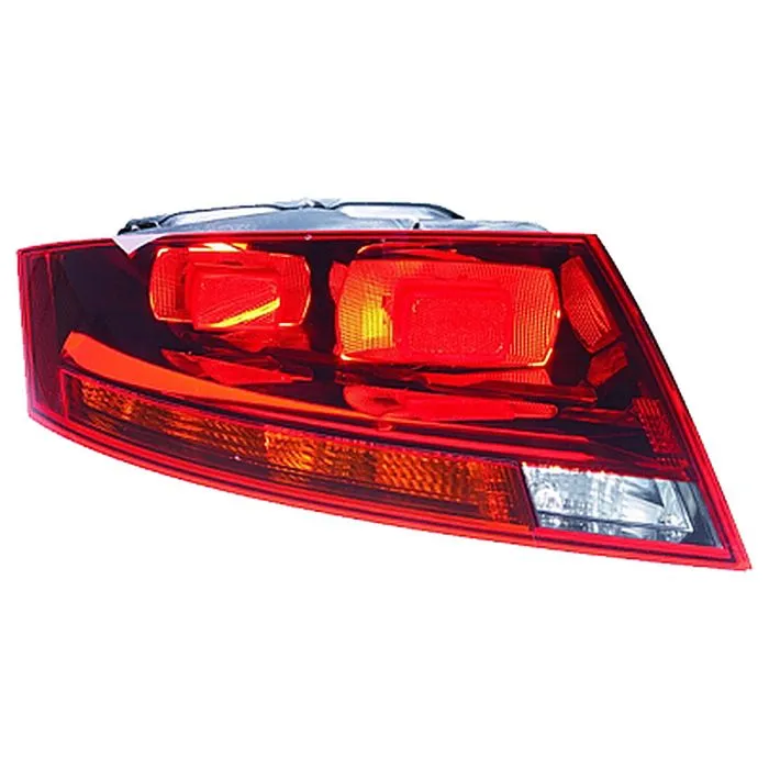 Audi TT 2006-2010 Rear Light Left Black Smoked Lens ULO