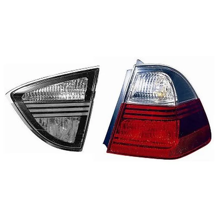 BMW 3 E90/3 E91 Touring 2005-2008 Cristal Piloto Trasero Exterior Derecho Sedán Ahumado