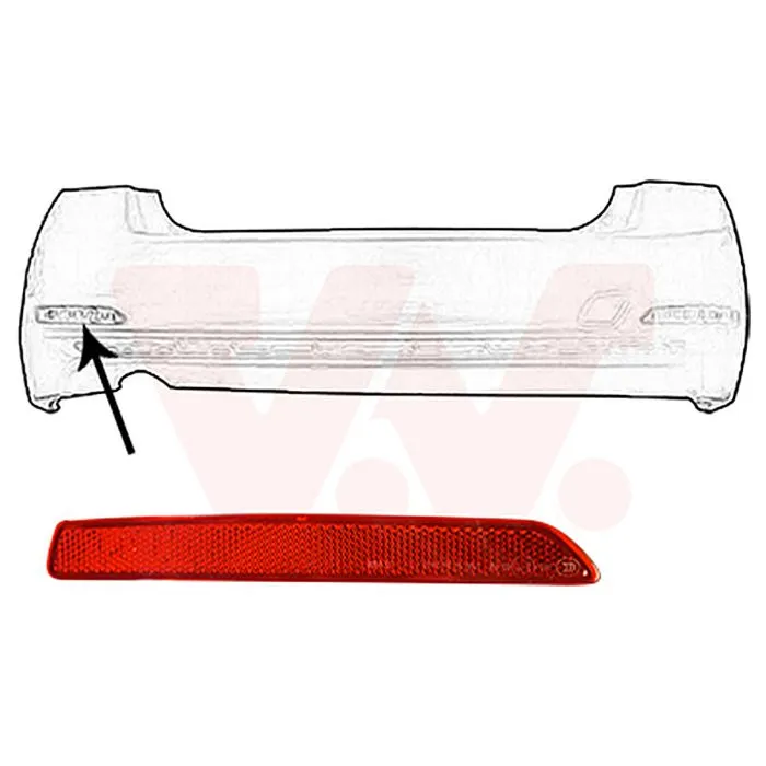 BMW 3 F30 Berline/3 F31 Touring 2015-2019 Left Reflector
