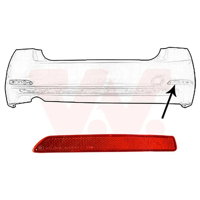 BMW 3 F30 Berline/3 F31 Touring 2015-2019 Reflector Derecho