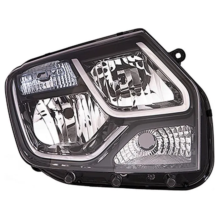 Dacia Duster 2013-2015 Faro Doppio Destro Regolazione Manuale/Elettrica Senza Motore H1+H7