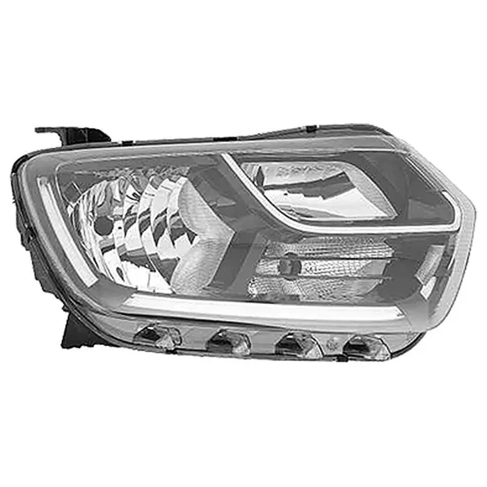 Dacia Duster 2018-2021 Doppio Fanale Anteriore Destro Regolazione Elettrica Senza Motore H1+H7 LED