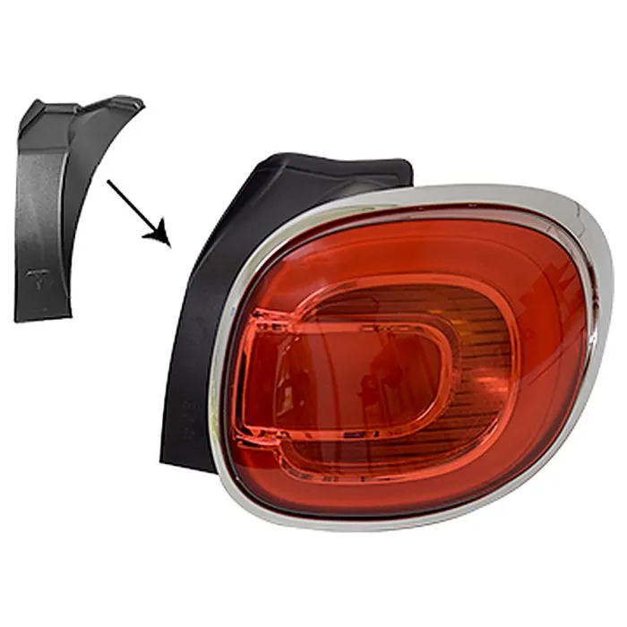Fiat 500L 2012-2021 Feu Arrière Droit Living