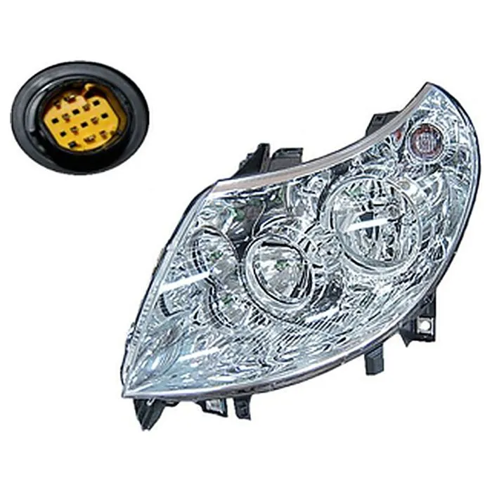 Citroen Jumper / Fiat Ducato / Peugeot Boxer 2006-2010 Twin Headlight Left Electric Adjustment + Motor H1+H7