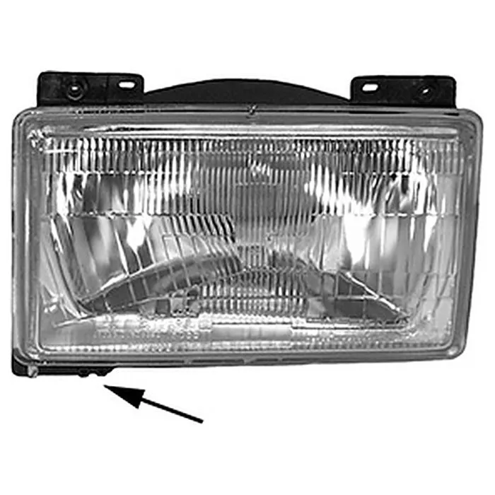 Citroen C25 / Fiat Ducato / Peugeot J5 1991-1994 Phare droit Sans moteur H4