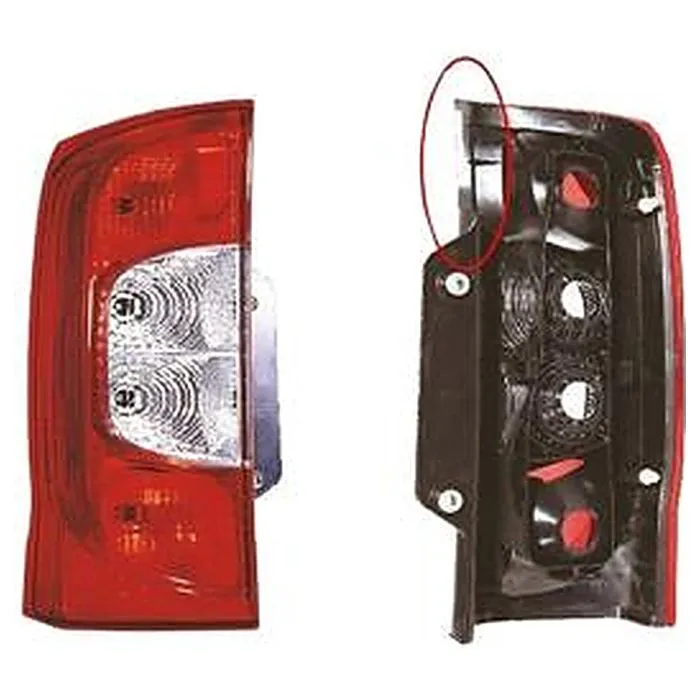 Citroen Nemo / Fiat Fiorino/Qubo / Peugeot Bipper 2008+ Achterlicht Links 2 Deuren