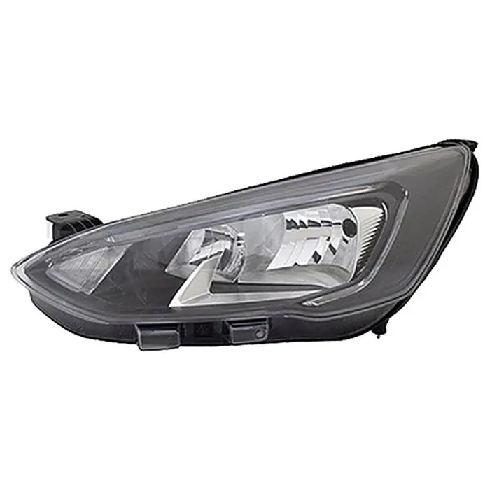 Ford Focus 2018-2022 Faro Doppio Sinistro Regolazione Elettrica + Motore Nero H1+H7 LED