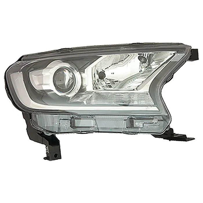 Ford Ranger 2016-2022 Faro Doppio Destro Senza Motore Con Luce Diurna Nero H11+H15