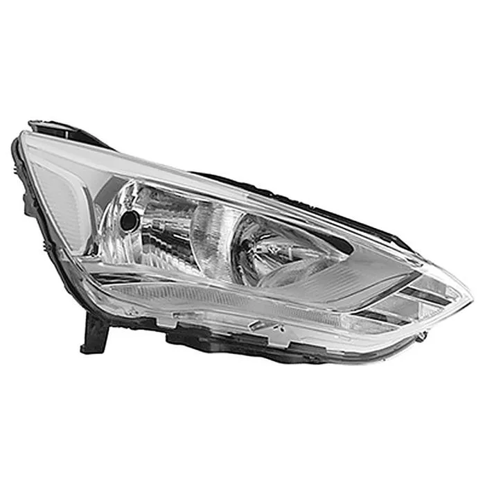 Ford C-Max 2015+ Faro Anteriore Destra Regolazione Elettrica + Motore Con Luce Diurna LED H1+H7 LED
