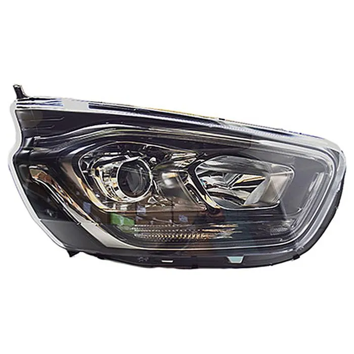 Ford Transit Custom 2018-2024 Faro Doppio Destro Regolazione Elettrica + Motore Con Luce Diurna H1+H7 LED
