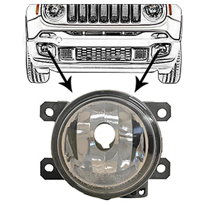 Jeep Renegade 2014-2018 Farol de Nevoeiro Esquerdo/Direito H11