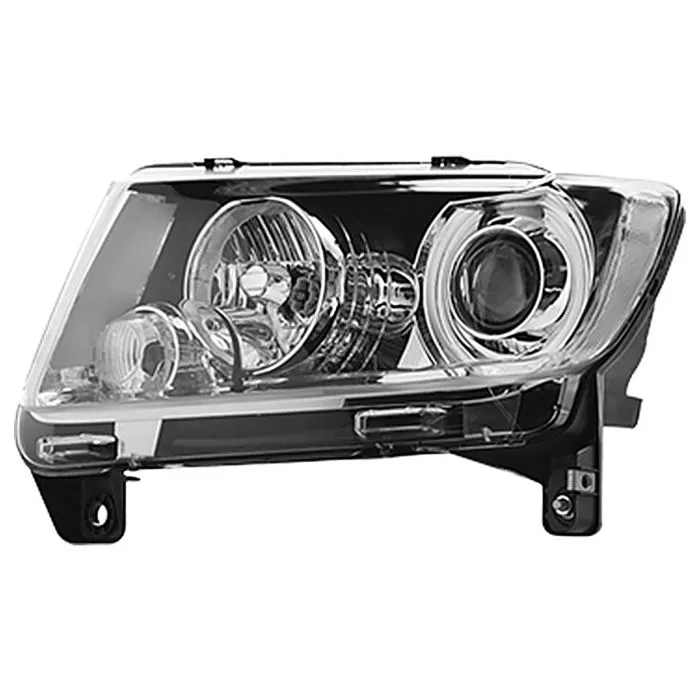 Jeep Compass/Grand Cherokee 2010-2014 Headlight Left Electric Adjustment + Motor With Indicator Chrome H9