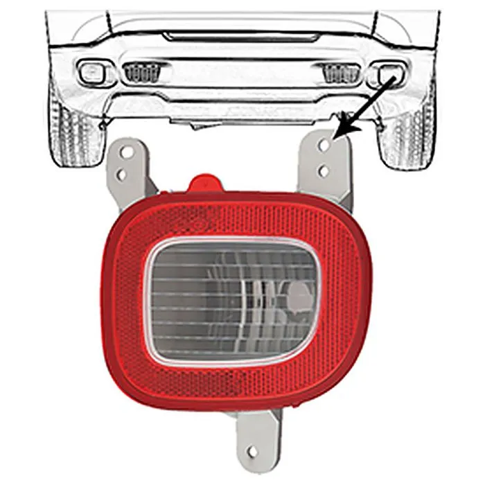 Fiat Panda / Jeep Renegade 2012+ Achteruitrijlicht Rechts In Bumper Olsa